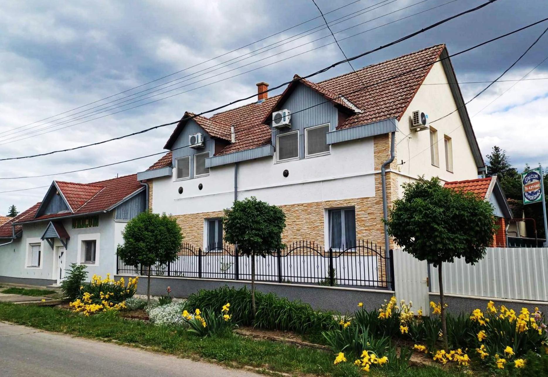 Unicum Vendeghaz Hotel Abádszalók Bagian luar foto